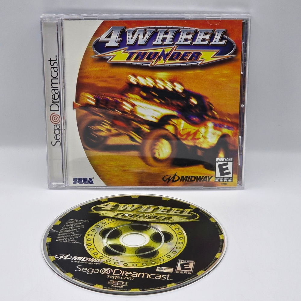 Sega 4 Wheel Thunder Dreamcast N/A Multicolor Racing Off-Road Midway Game